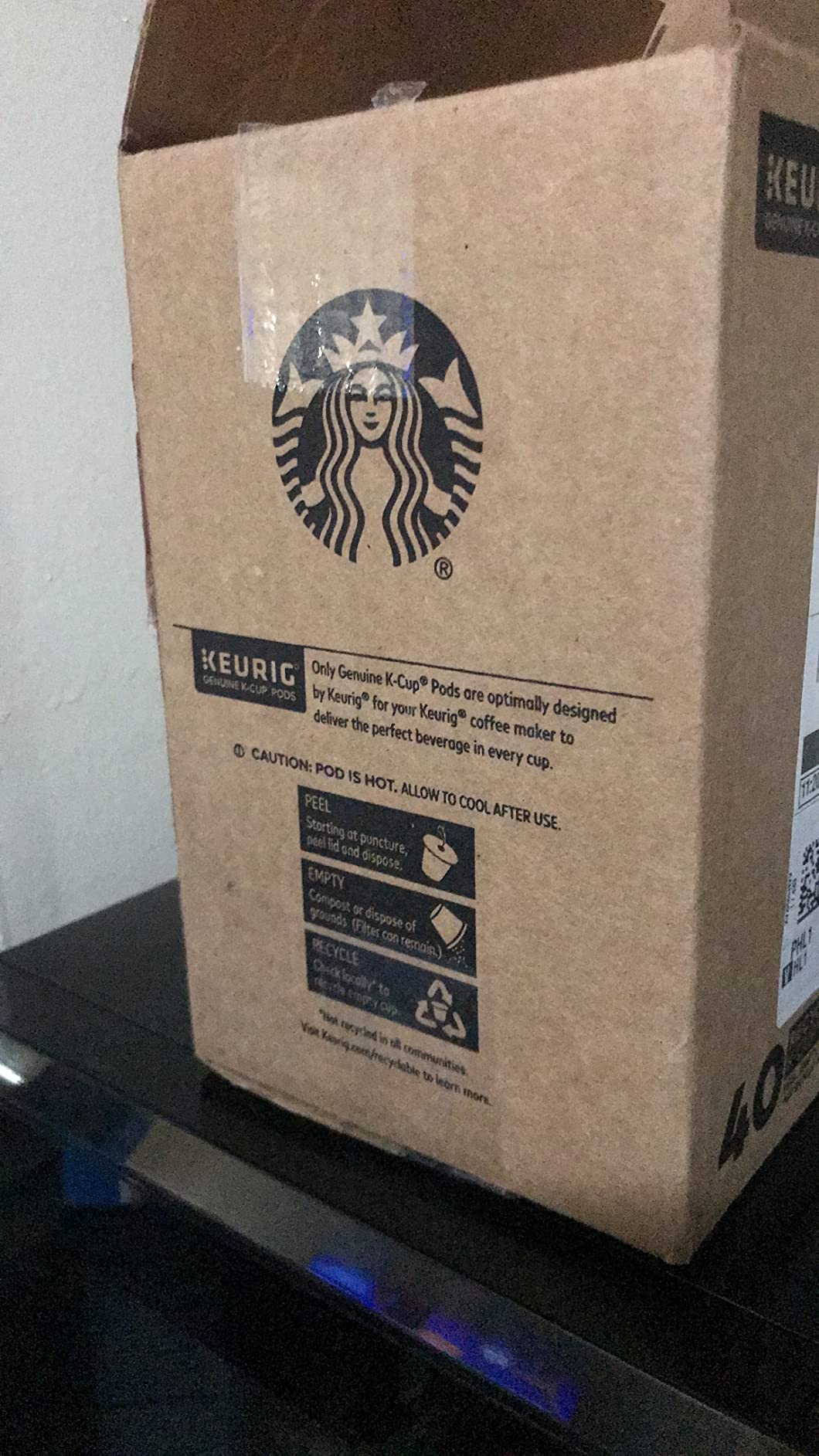 Starbucks K-Cup Coffee Pods—Medium Roast Coffee—Pike Place Roast for Keurig Brewers—100% Arabica—4 boxes (96 pods total) photo review
