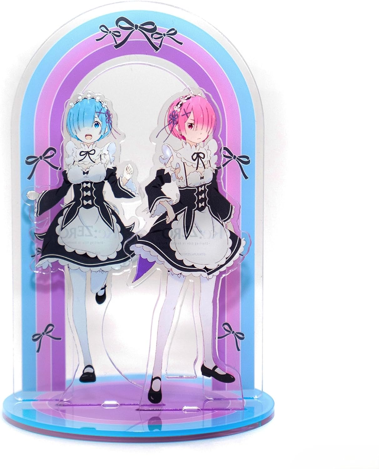 Re:Zero - Rem & Ram Acrylic Standee - Otaku Collectible Figure, Gift for Anime Fans