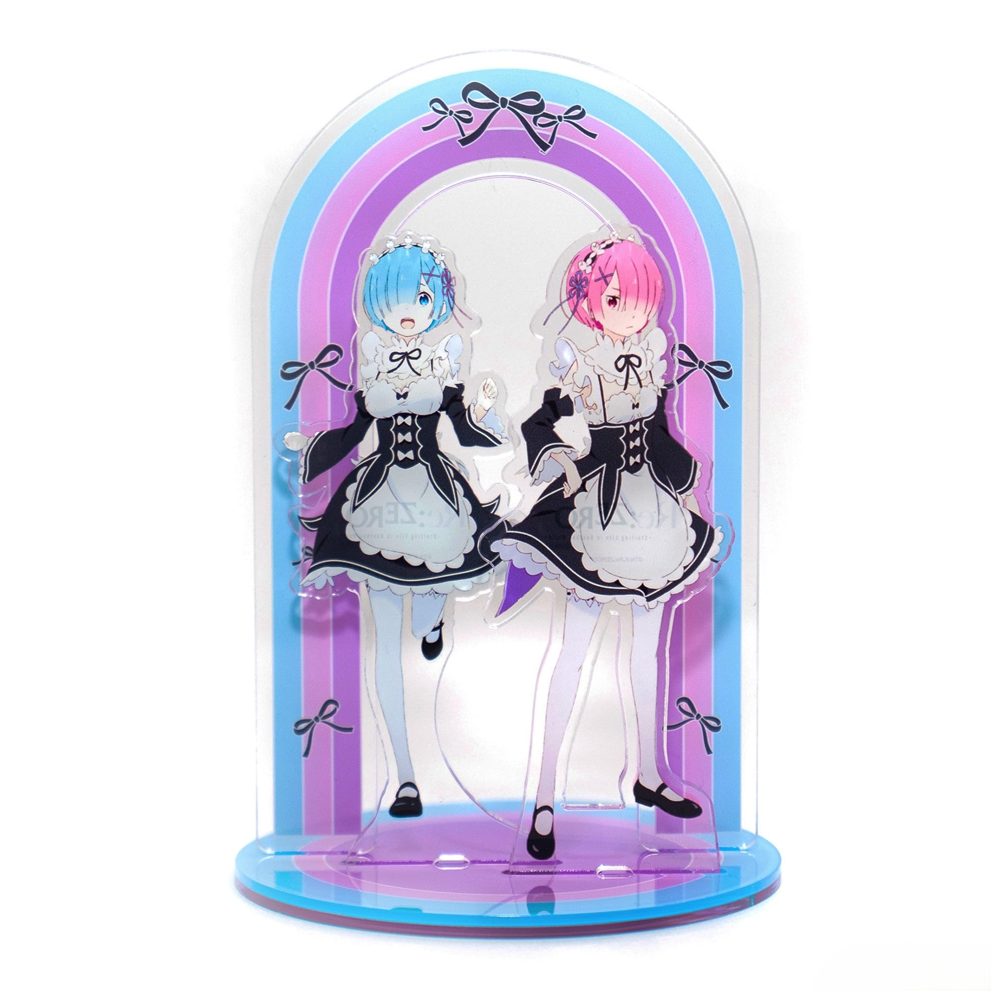 Re:Zero - Rem & Ram Acrylic Standee - Otaku Collectible Figure, Gift for Anime Fans