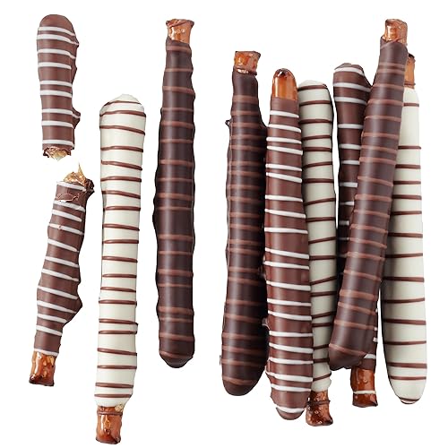 Miniatura 2 de Mrs Prindables Chocolate and Caramel Dipped Pretzels - 10 Piece