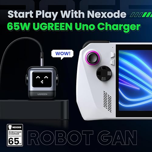 Miniatura 6 de UGREEN Nexode Robot GaN 30W Bundle con cargador de 3 puertos de 65 W