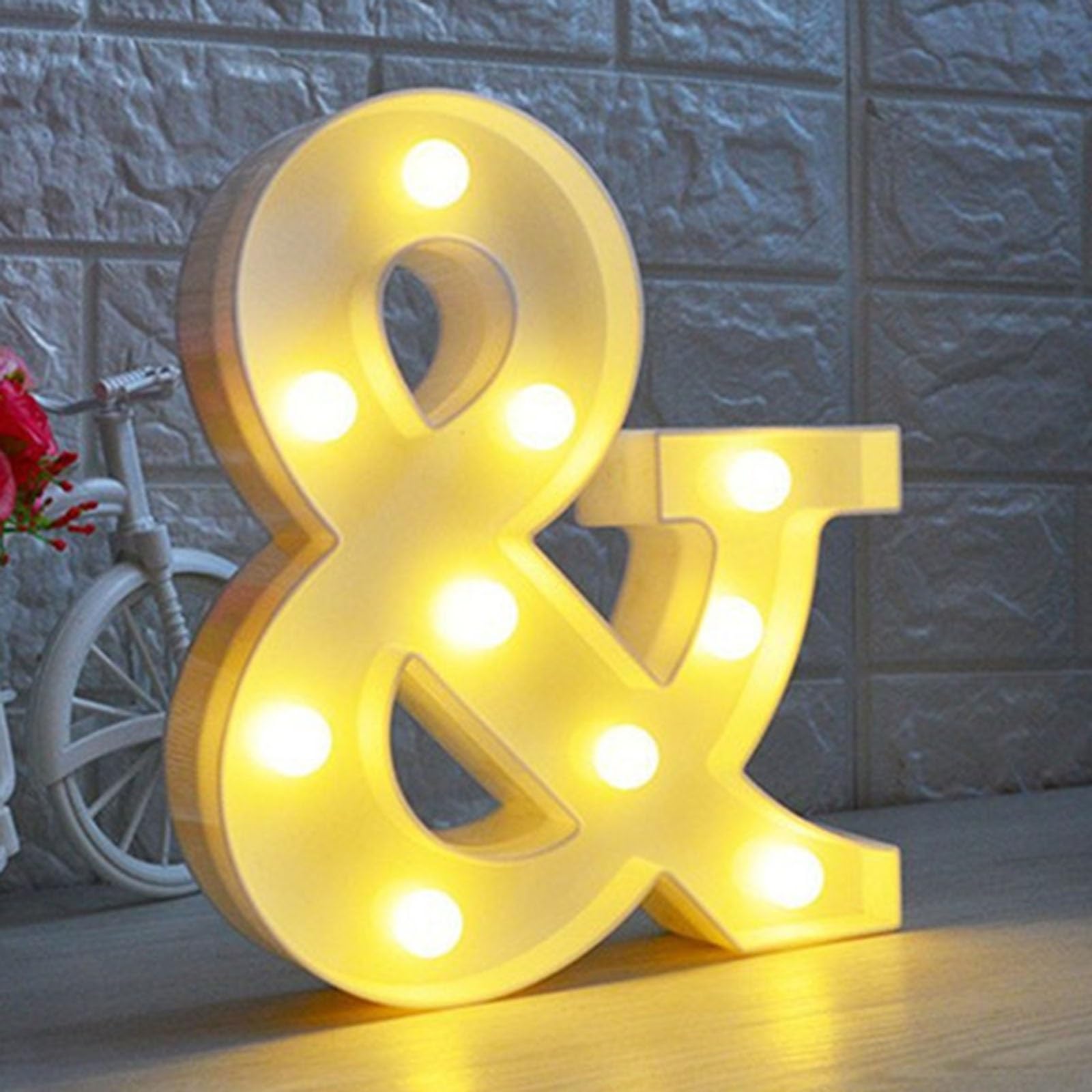 Marquee Letter Lights Sign Warm White LED Light Up Numbers 18th, 30th, 50th Birthday Party for Home Party Wedding Decoration (Color : Letter+, Size : 22.5cm/8.85in)