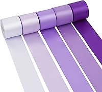 Vista 12 de MAYREEL - Cinta de oro rosa de 3/8 pulgadas, cinta delgada rosa polvoriento para manualidades del Día de San Valentín, ramo de boda, 6 rollos, 10