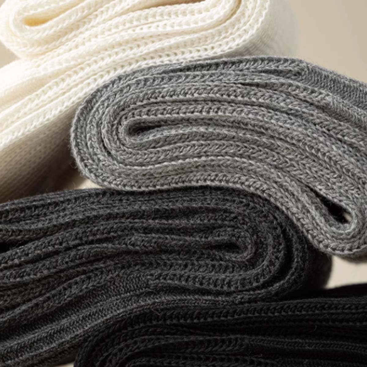 Atmungsaktive dünne Socken, 4 Paar, Damen, Knielang, Zwei Zehen, Baumwoll-Sneaker mit Zehen für Sport, Laufen, Freizeit, lang, hoch, Boot, Tabi, Knie