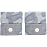P6 Motion Sickness Bands for Adults Wristbands for Anti Nausea Sea Cruise Travel Car Pregnancy Morning Sickness All-Natural Non Drowsy Relief Acupressure Treatment (2 Pack, Grey - Grey)