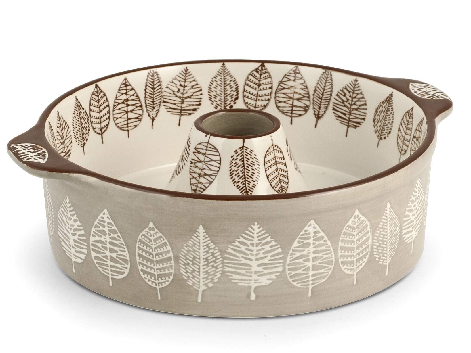 H&H 722691 Michelle Stoneware Cake Tin, Donut, cm22