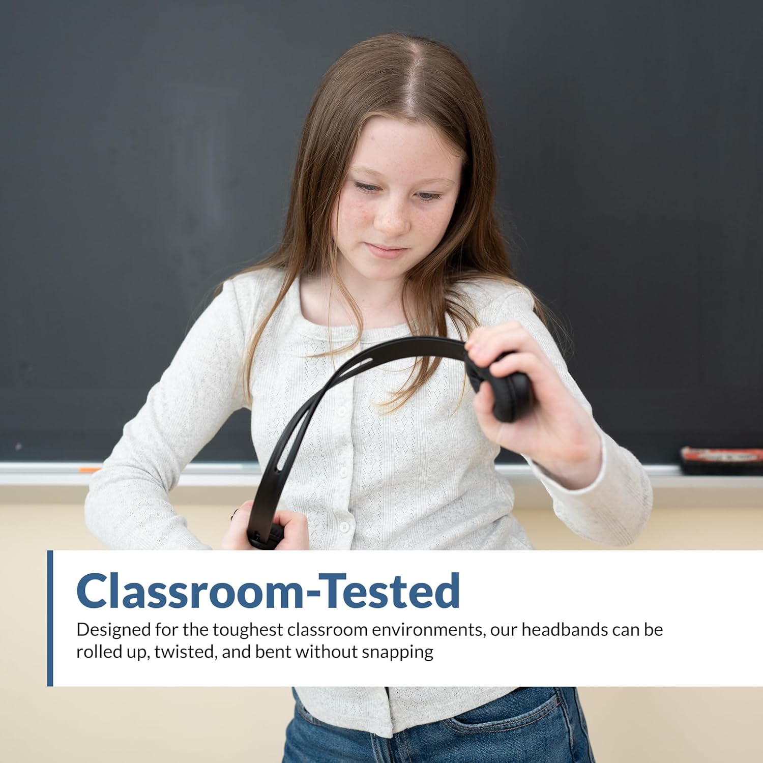 Cyber Acoustics Lightweight 3.5mm Headphones (ACM-4004-20) - Great for use with Cell Phones,Tablets, Laptops, PCs, Macs - 20 Pack