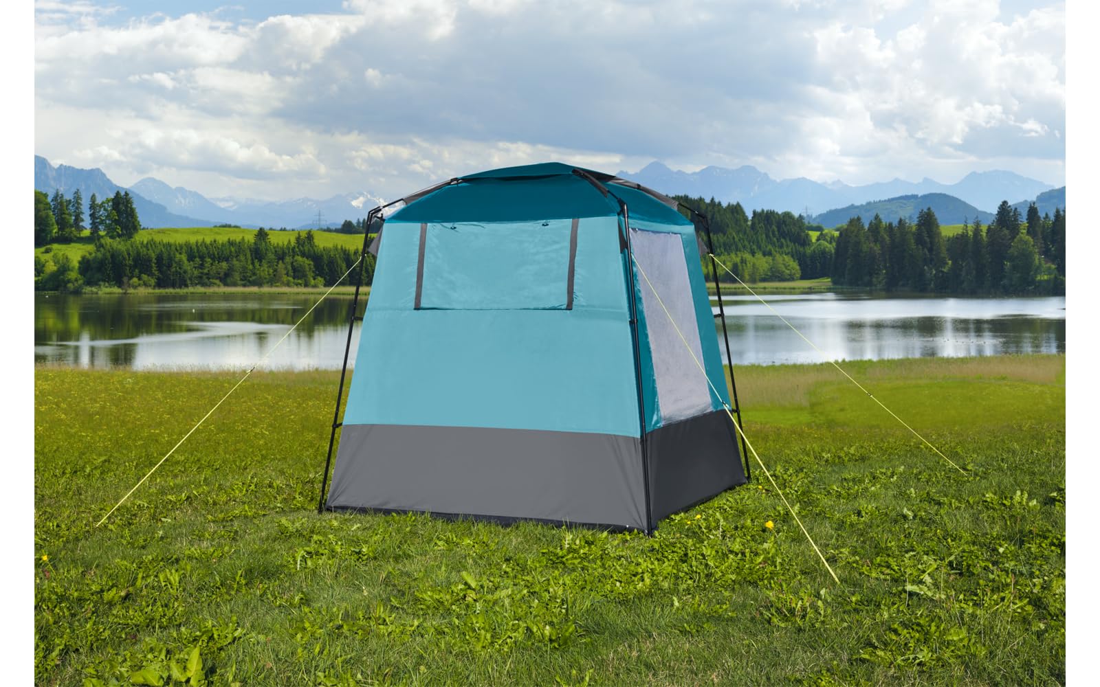 CAMPTIME Venus | Tienda Cocina Camping, Tienda Multiusos-Cocina Independiente, Avance Furgoneta Camper, Lona de Camping Universal de Almacenamiento y Cocina Autoportante, 200x185x195 cm