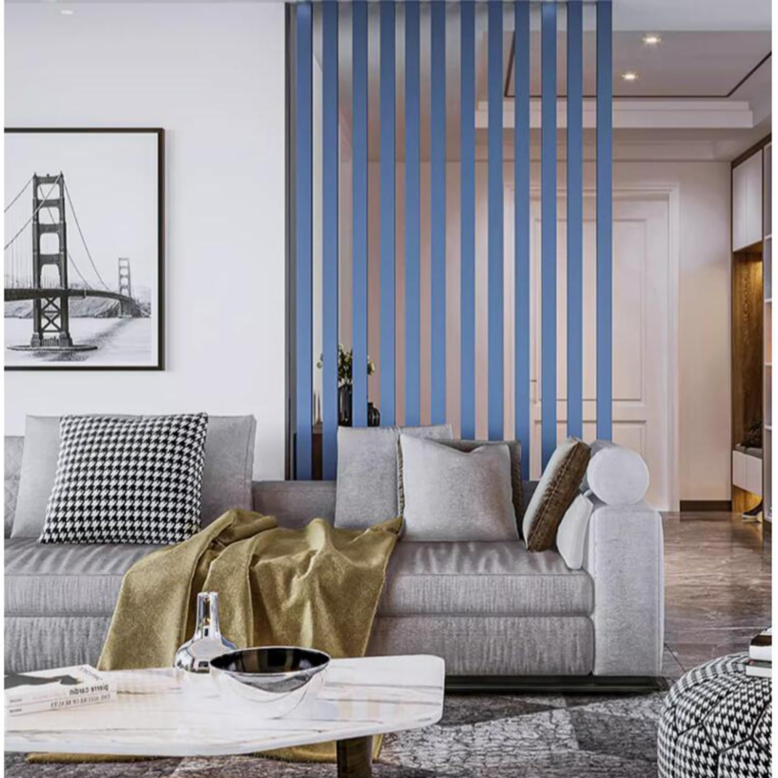 Amazon｜パーテーション 衝立 Room Partition Post Wood, 1 2 5 Pcs