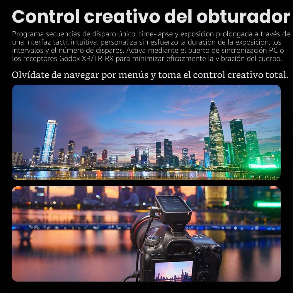 Godox X3 Pro-C X3Pro C TTL Disparador de flash inalámbrico para Canon, pantalla táctil LCD de 2.4 pulgadas, batería de iones de litio integrada de 2930 mAh, sistema X inalámbrico de 2.4 GHz con 3