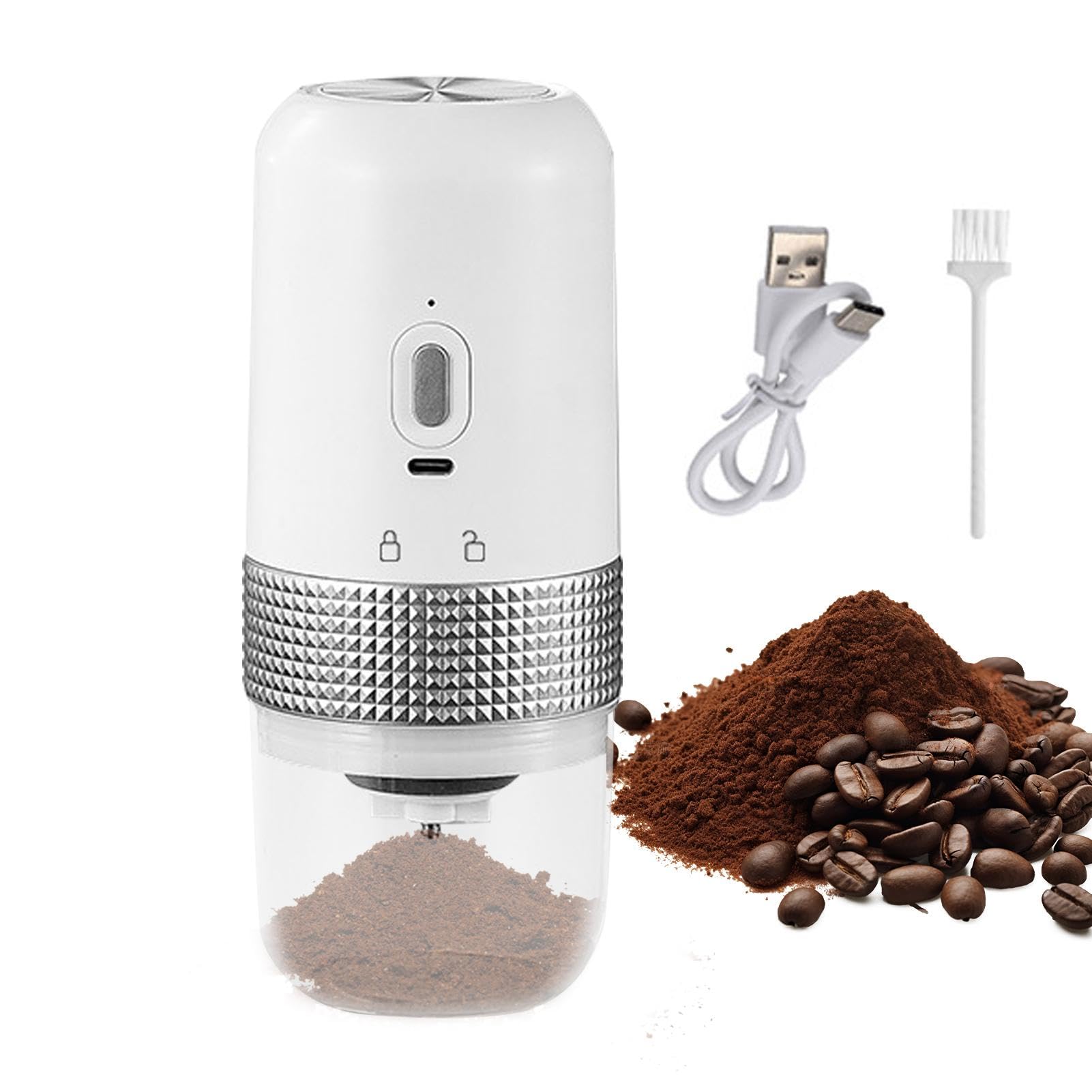 Moulin à café électrique réglable éliminant les résidus de grains