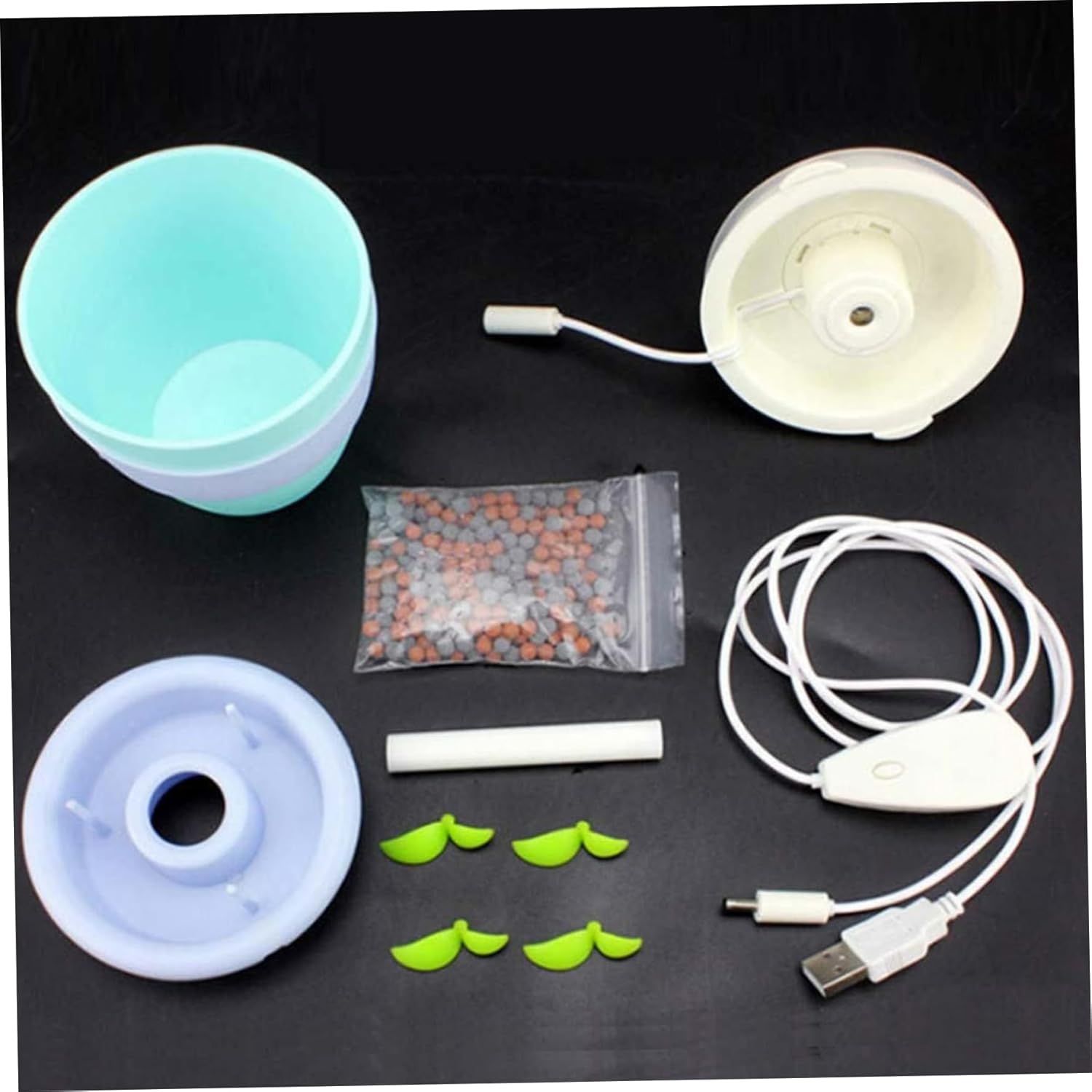 Reptile Humidifier Fogger 200ml USB Cool Mist Maker with Auto Shut Off Silent Cute Design for Lizard Snake Gecko Tortoise