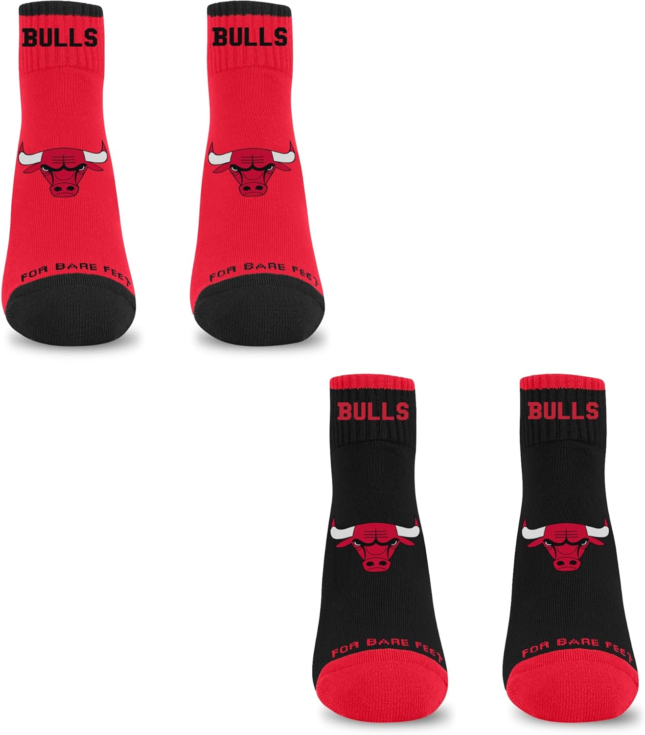 For Bare Feet NBA Unisex Kids Front and Center 2 Pack Team Colors - Image 2