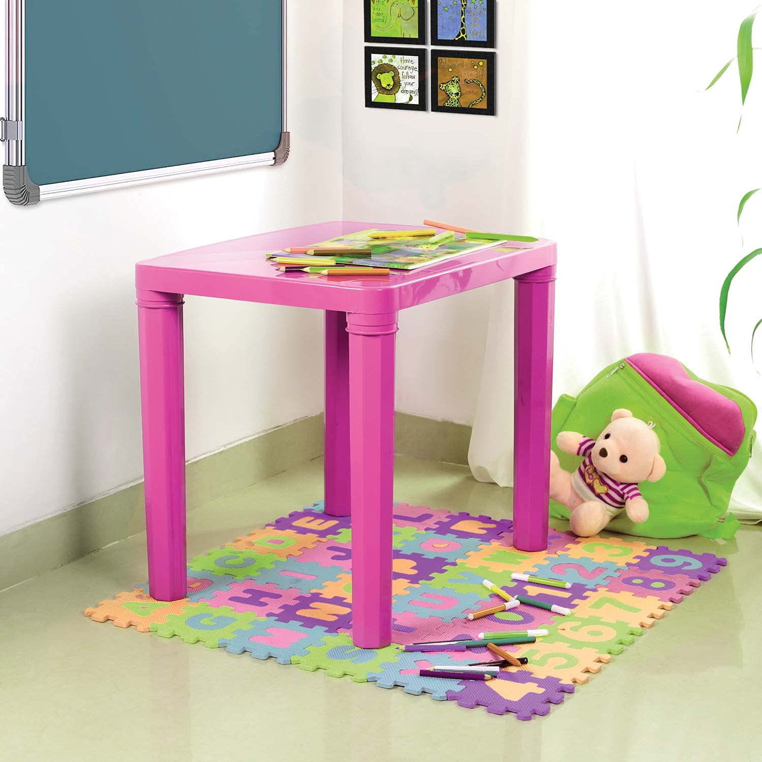 Cello Scholar Senior Kid's Desk (Pink) (Plastic)