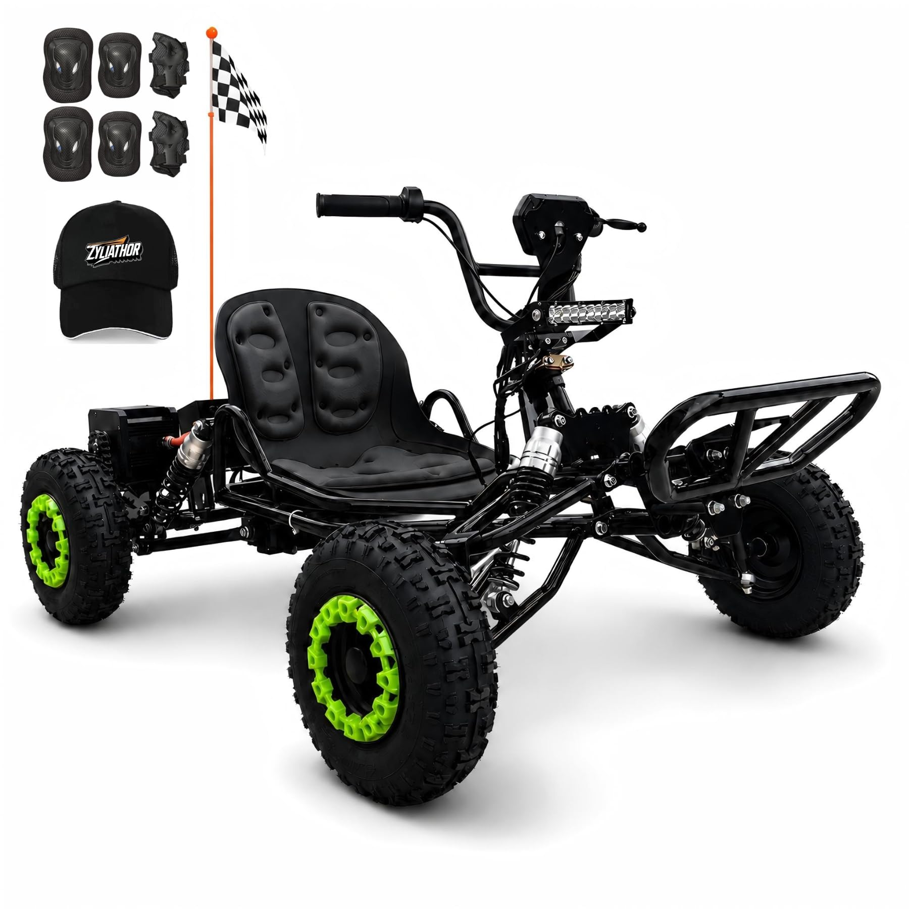 Amazon.com: Zyliathor 48V 20Ah Electric Go Kart for Adults & Kids