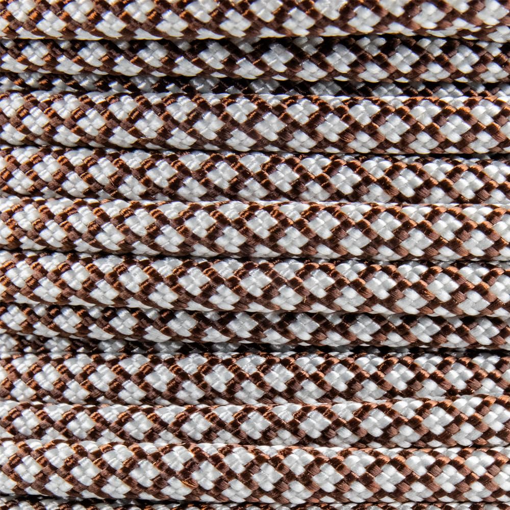 Paracord Planet Holiday Colors 550 Paracord – Great for DIY, Bracelets, and Lanyards – Hot Cocoa (250 Feet) — image 1
