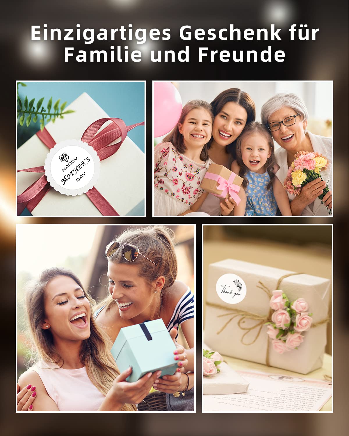 Phomemo M120 Etikettendrucker mit 3 Rollen Etikettenpapier, Bluetooth Thermo Beschriftungsgerät,Tragbare Monochrom Etikettiergerät für kleine Unternehmen, Heimetiketten, for iOS & Android