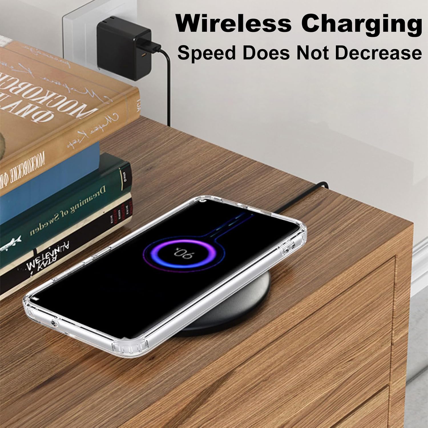 Magnetic Case for Samsung Galaxy S22 Plus Compatible with MagSafe Wireless Charging Cute Cat Design Shockproof Anti-Scratch Cover for Samsung S22 Plus (Clear) - Image 6