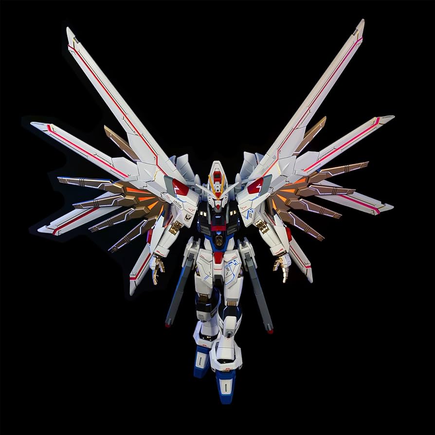 MGEX ストライクフリーダム　専用　光の翼 と　専用　蛍光水転写式デカール*1 MGEX ストライクフリーダム 専用 光の翼 と 専用 蛍光水転写式