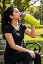 JRM SHINE Plastic Insulated Water Bottle with Handle | 1700 ml Large Capacity (lemon green) | Cold Water Bottle | Leak Proof & Lightweight | Multicolor | Ideal for Gym, Office & Travel gallery image