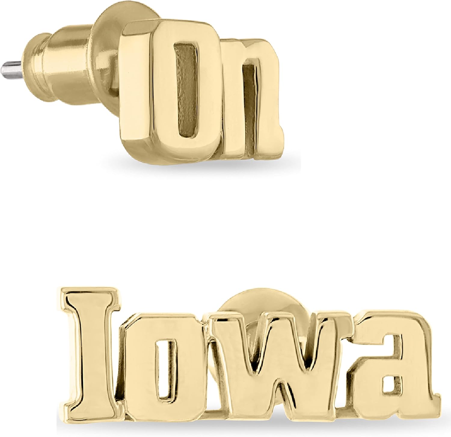 Stone Armory Earrings for University of Iowa Jewelry Gifts for Women, Graduation – Stainless Steel Skin-Friendly U of I Hawkeyes stud earrings