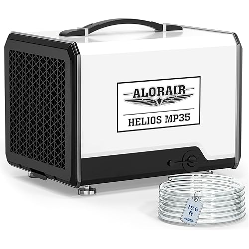 ALORAIR 70 Pints Crawl Space Dehumidifier with Pump and Drain Hose, Compact Basement & Commercial Dehumidifier for Water Damage Restoration, Covers Up to 1,000 Sq. Ft., 5-Year Limited Warranty