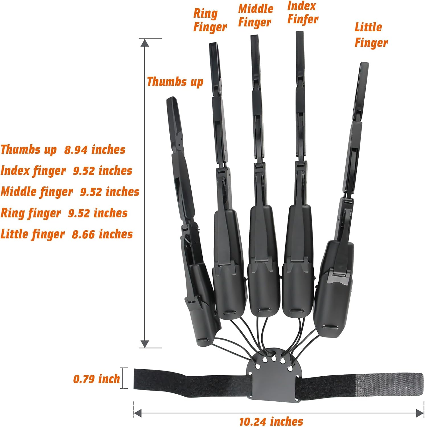 Magoog Articulated finger extensions, “Cosplay Fever”, Halloween Cosplay Costume Addition, Creepy Finger Claws, Halloween Articulated Fingers