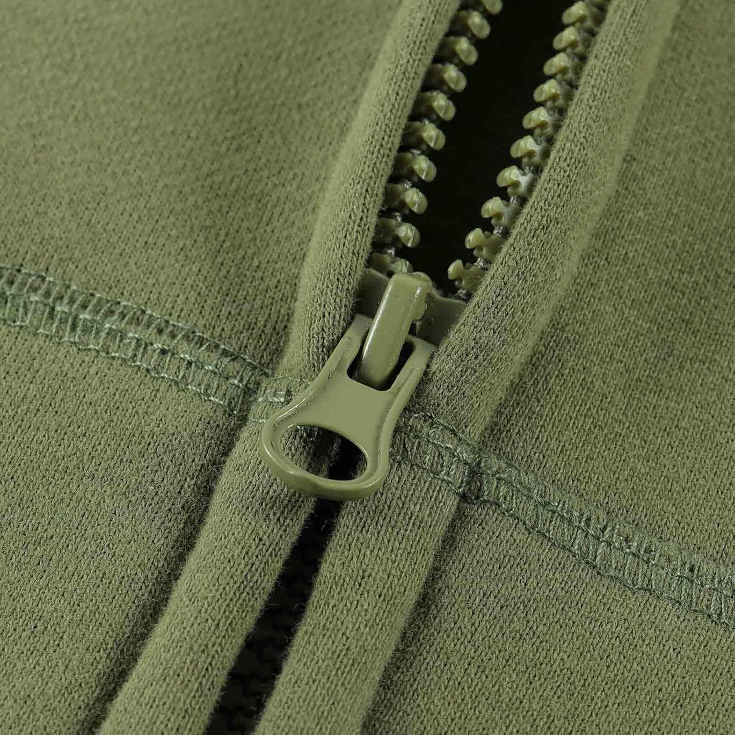 DILBYKE Boys Girls Hoodies Hooded Sweatshirts Solid Fleece Hoodie Classic Full Zipper Top Plush Cotton - Image 4