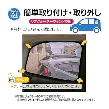 アトマイズ　90Voxy ノア　サンシェードリア５面 アトマイズ 90Voxy ノア サンシェードリア5面 Amazon.co.jp: 車