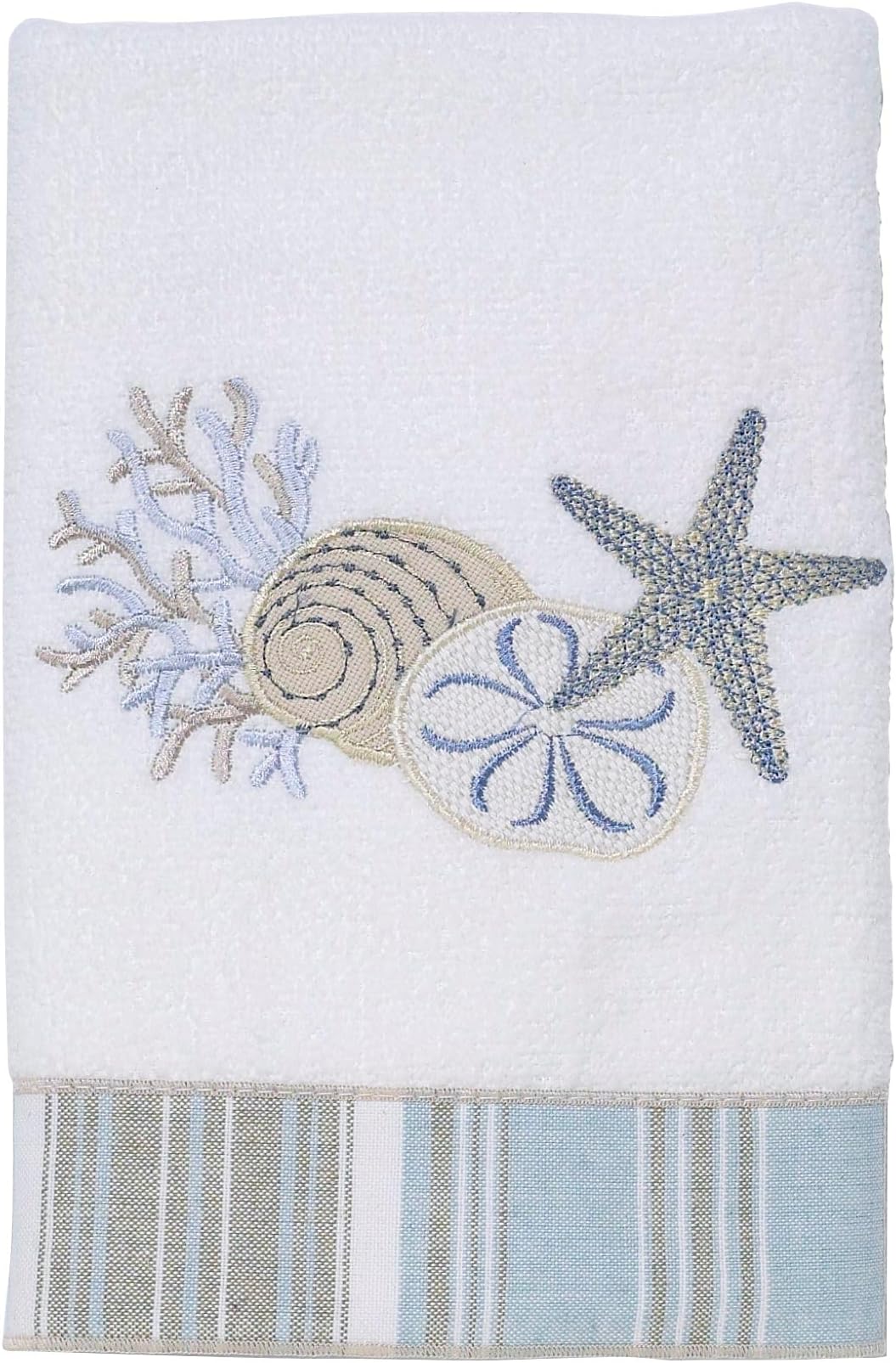 Avanti Linens Corbeille à Déchets Coastal Terrazzo - Résine Avec Éclats