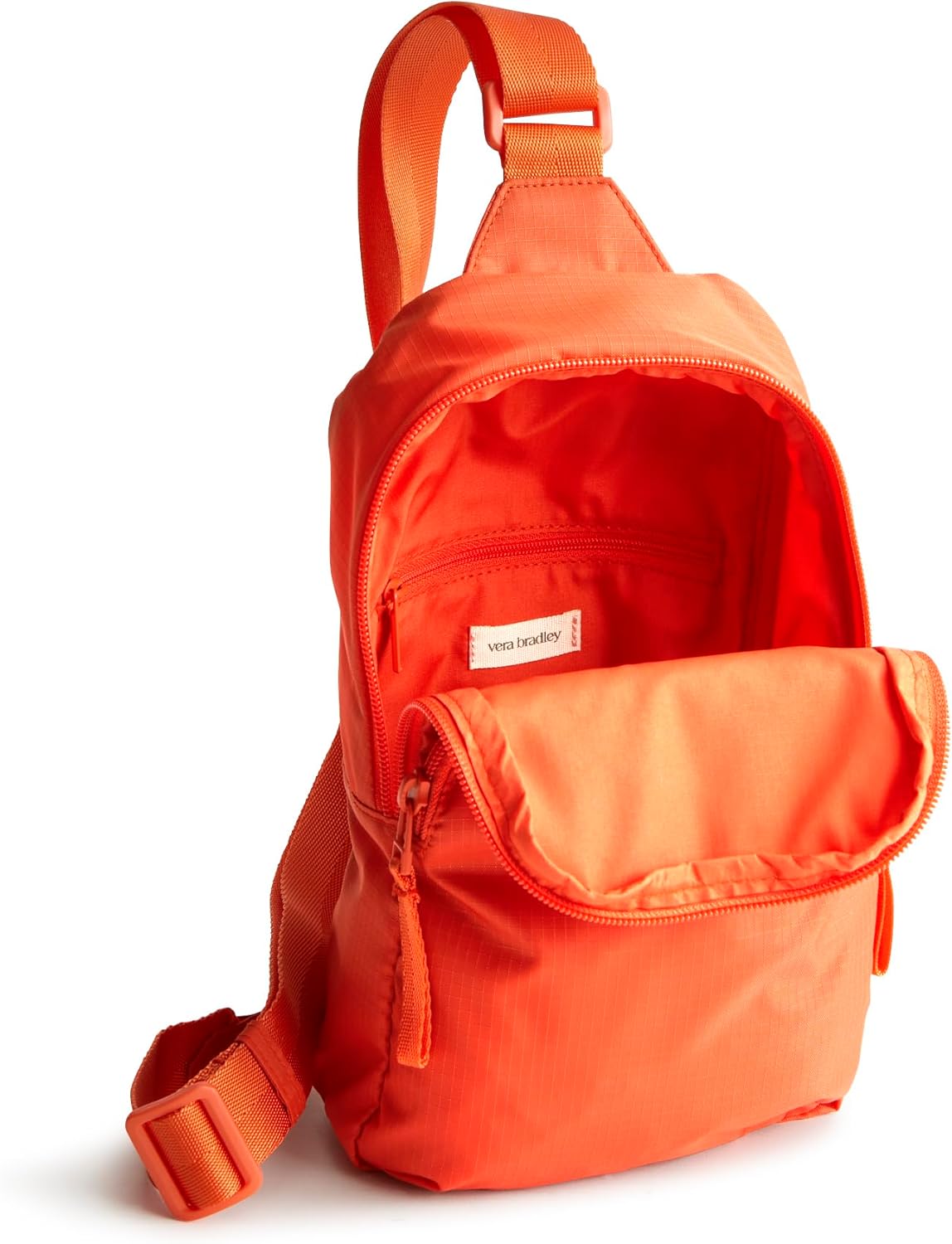 Vera Bradley Women's Ripstop Lorman Sling Backpack, Koi Orange, One Size - Image 3