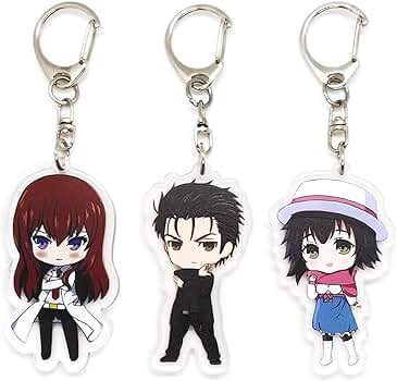 trick ガティシャンティ　キーホルダー Amazon.com: EBTY DREAMS Inc. - Set of 3 Steins Gate Acrylic
