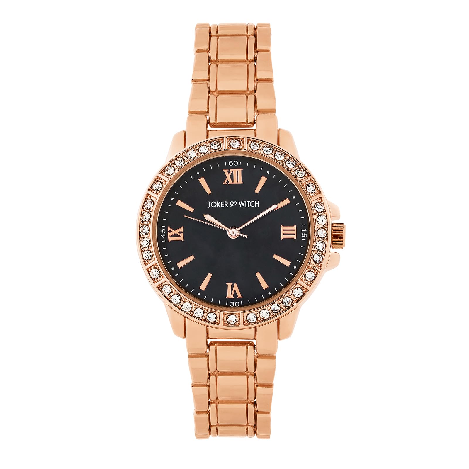 Radiant 34mm Black Dial 16mm Rose Gold Metal Alloy Watch for Women-image-47