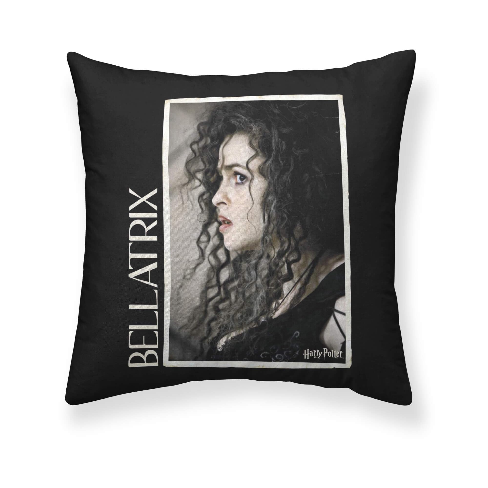 BELUM | Harry Potter Cushion Cover Size: 50 x 50 cm – Model: Bellatrix A – Fabric: Half Panama 100% Cotton, 250 g.