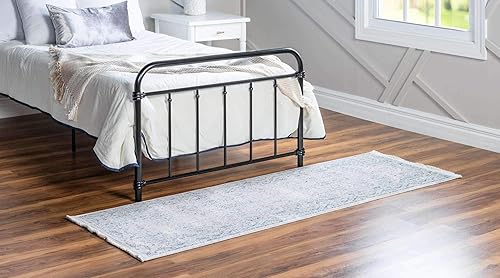 Miniatura 2 de Unique Loom Noble Collection - Alfombra de área tradicional, envejecida, vintage, geométrica, fronteriza, 2 pies 7 pulgadas x 9 pies 11 pulgadas,