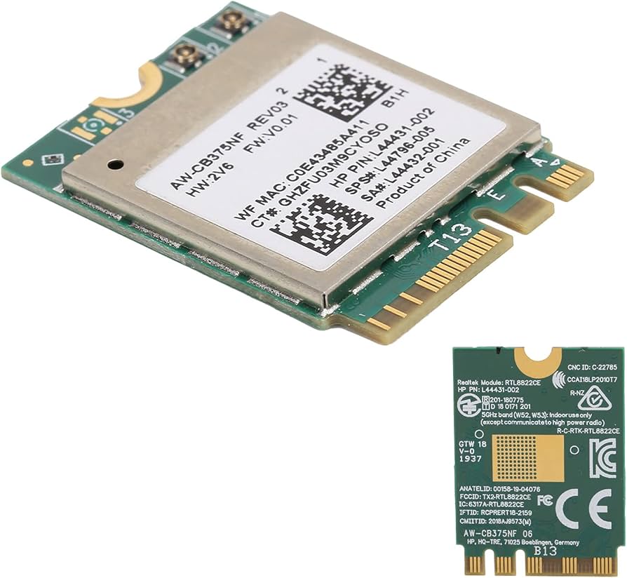 Amazon | Wifiモジュール、2.4 /5.0GHzデュアル周波数Bluetooth5.0 M