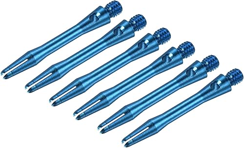 PATIKIL Dart Shafts - Tallos de dardos de aluminio de rosca mediana de 2BA, accesorios de lanzamiento para punta de acero