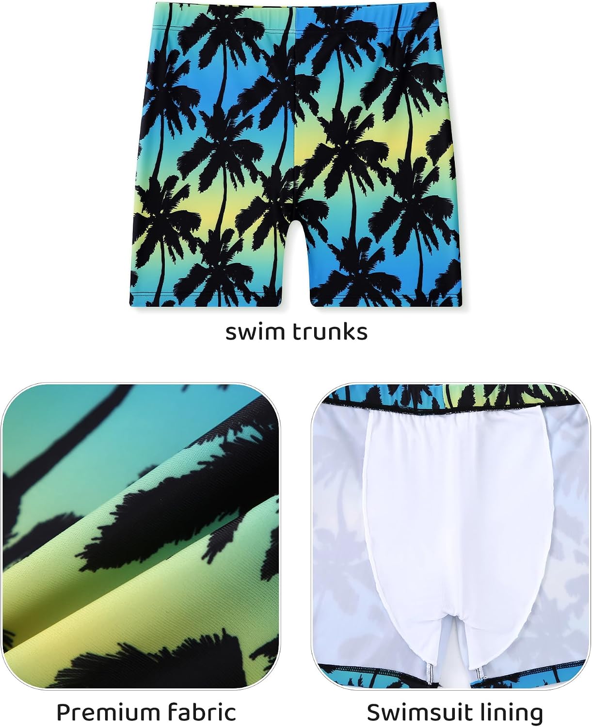 Boys Two Piece Rash Guard Swimsuits Kids Long Sleeve Printed Swimwear Sets Quick Dry Bathing Suit Boys 4-12 Years