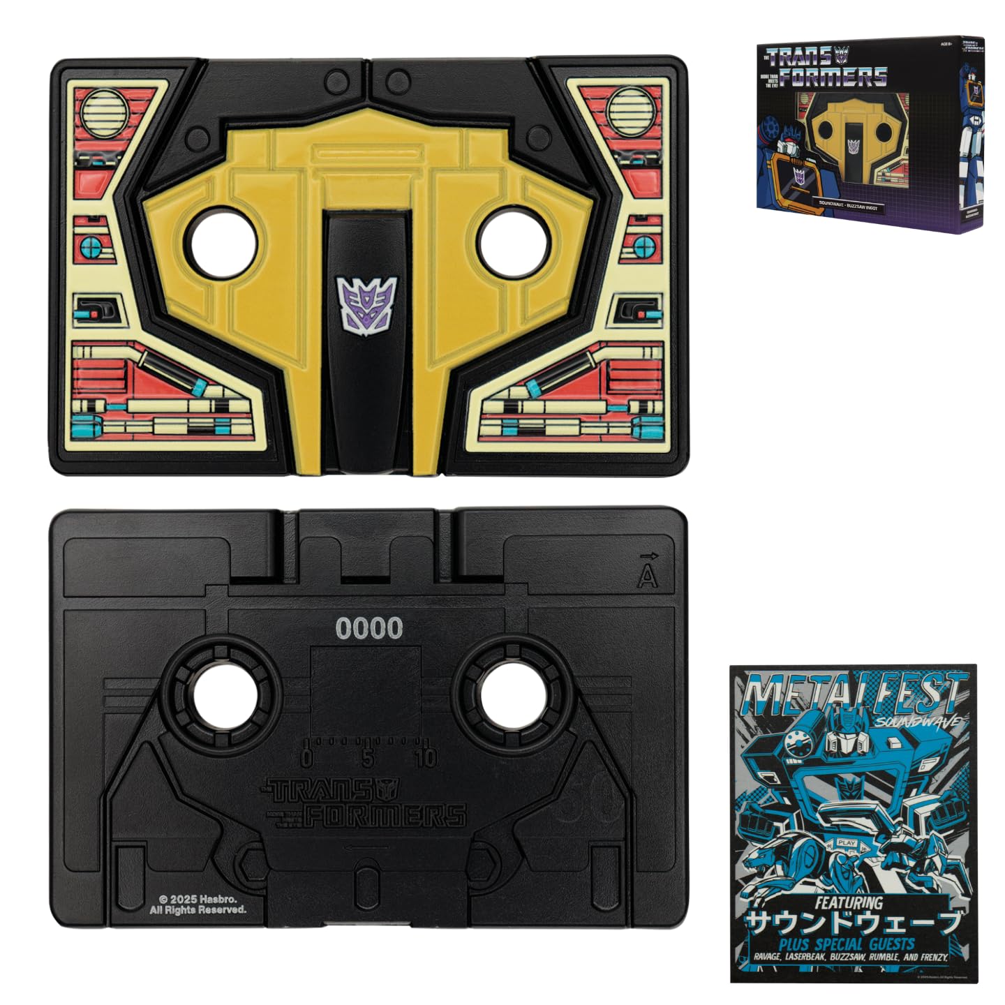 Réplique en métal Transformers Soundwave & Buzzsaw : un collector numéroté de prestige