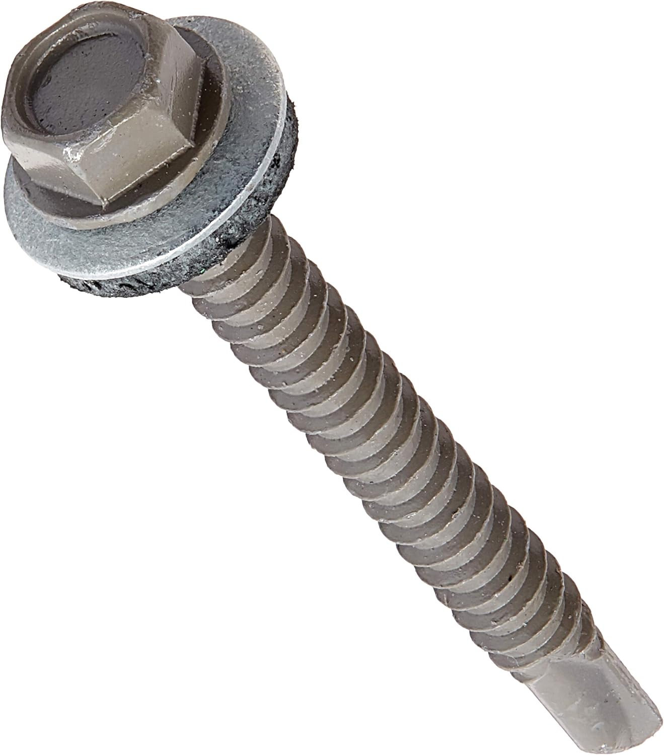 ITW Brands 21427#12-14 x 2" Teks Hex Washer Head Drill Point Screws Provide Secure (150 Pack)
