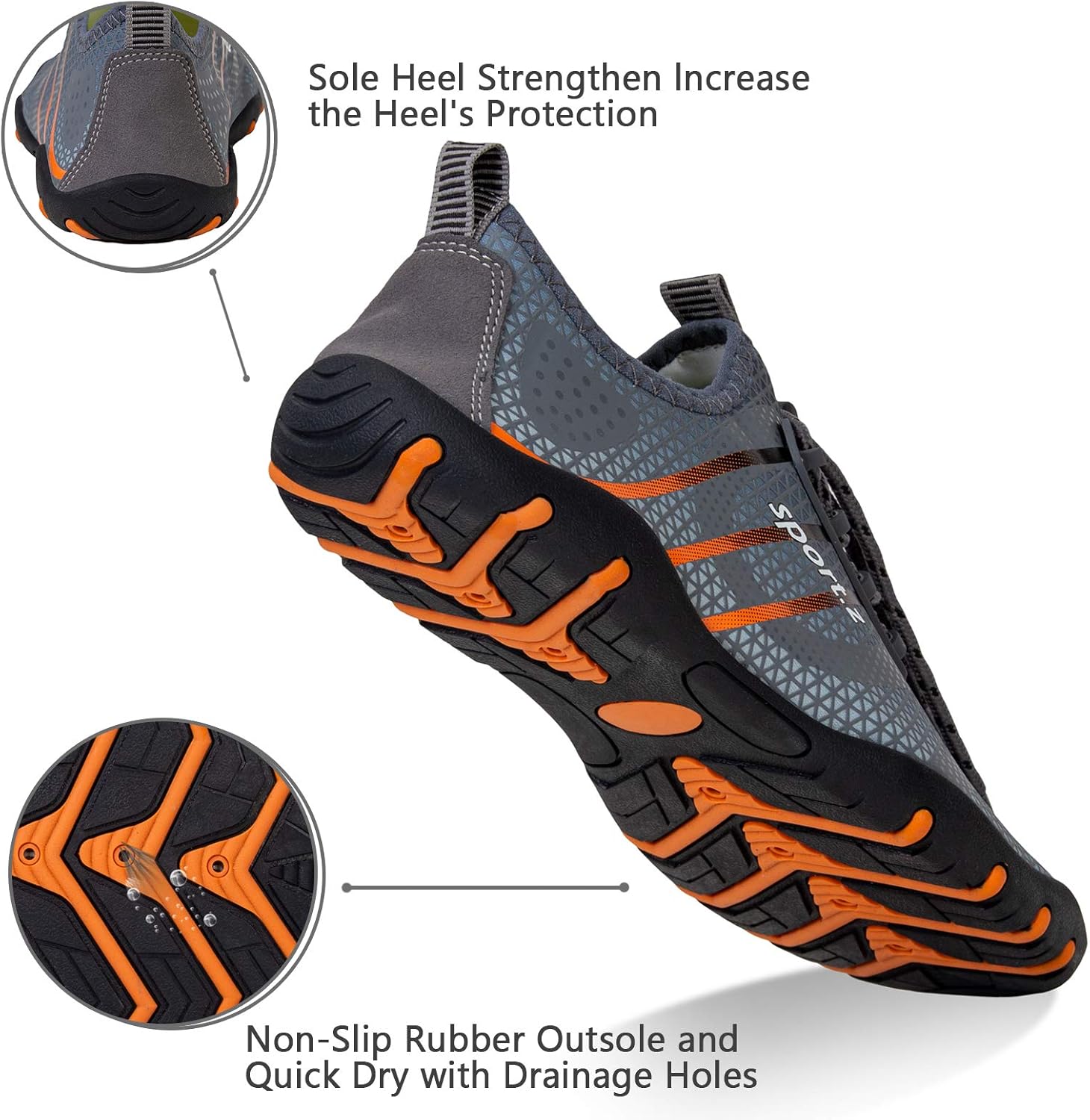 WateLves Water Shoes Mens Womens Barefoot Beach Swim Shoes Quick-Dry Aqua Socks Pool Shoes for Surf Yoga Water Aerobics - Image 4