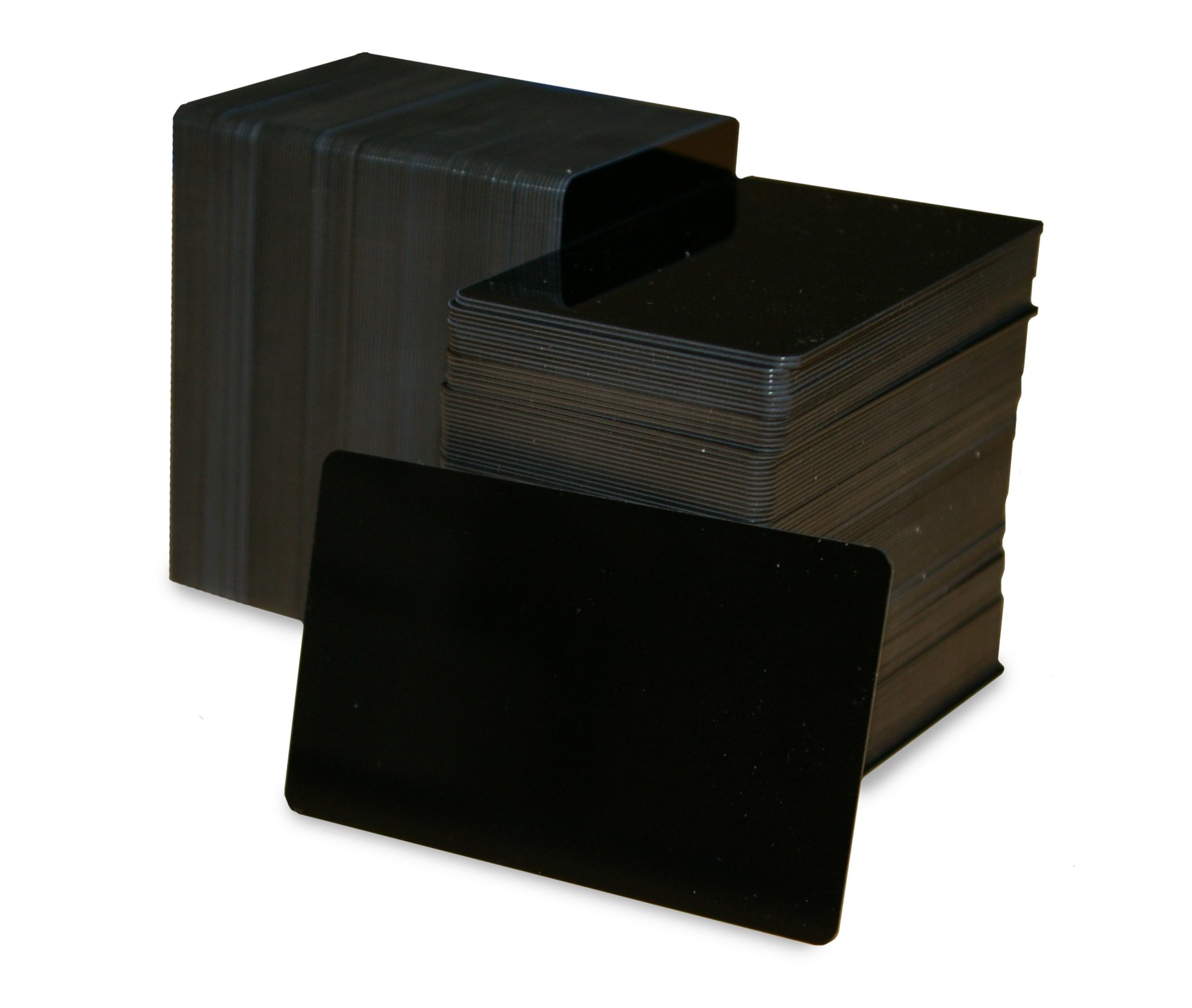 ACB Ltd: Blank PVC Plastic ID Cards x 100 (Black)
