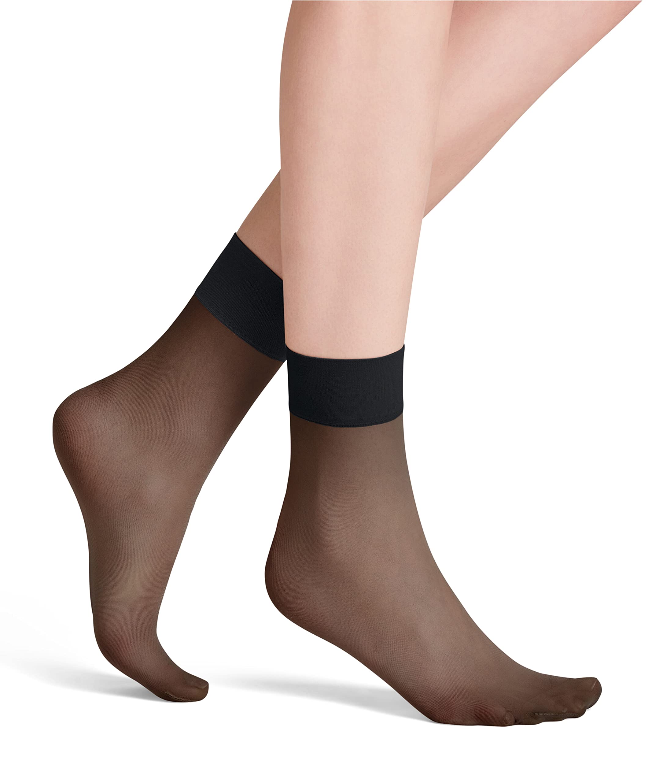 Falke Women's Black 3009 Pure Matt 20 Den W So Sheer Plain 1 Pair Socks, 2.5-5