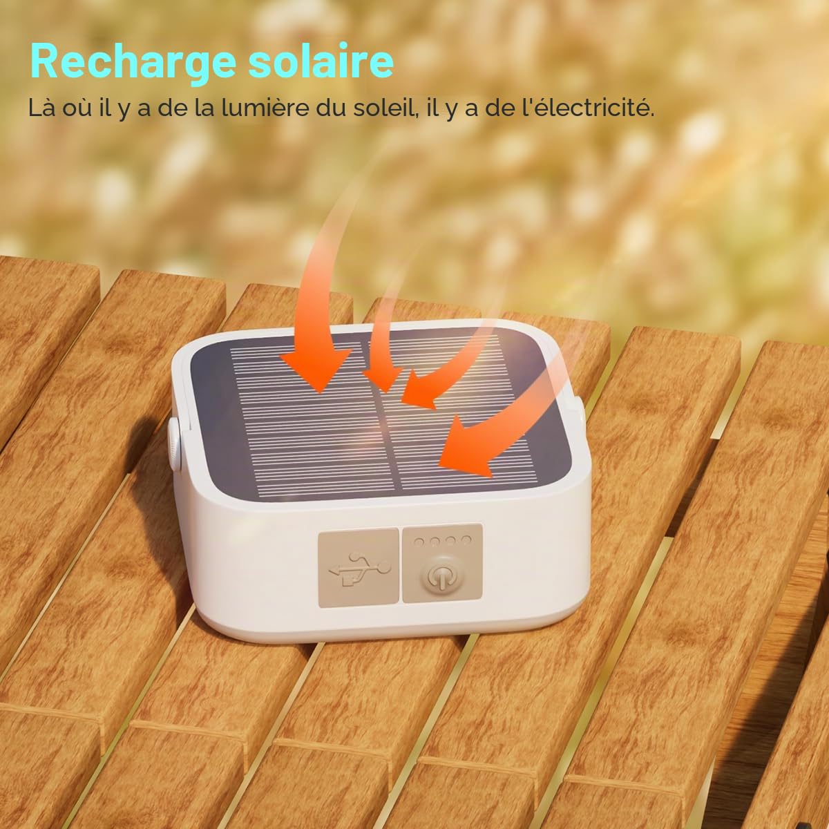 2 Pièces Lampe Camping, 4000LM Lampe Solaire Camping Rechargeable, Résistant à l'eau Lampe LED Exterieur, Lampe de Camping Extérieure Portable avec 4 Modes pour Camping, Pêche, Randonnée