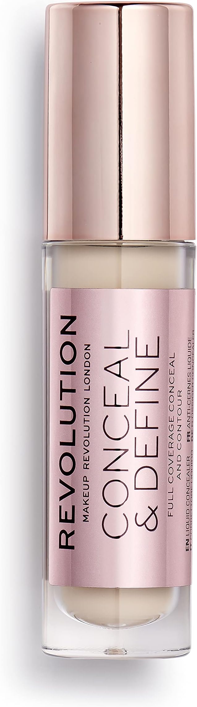Revolution Conceal & Define Concealer C1, beige
