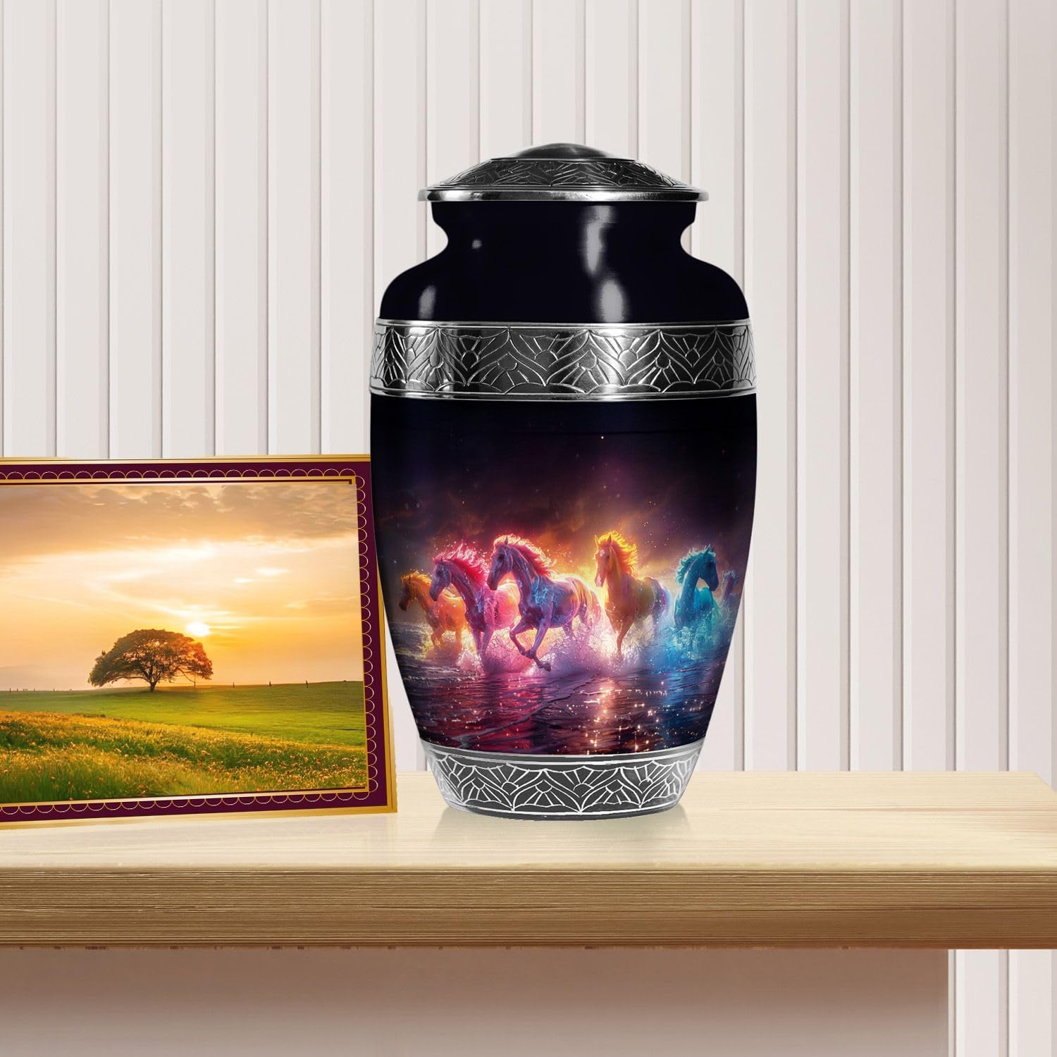 Horse Urn-Large Human Urn- Funeral Urns for Human Ashes Adult - Cremation Urns for Men - Funeral Urn - Adult Urns for Human Ashes Women