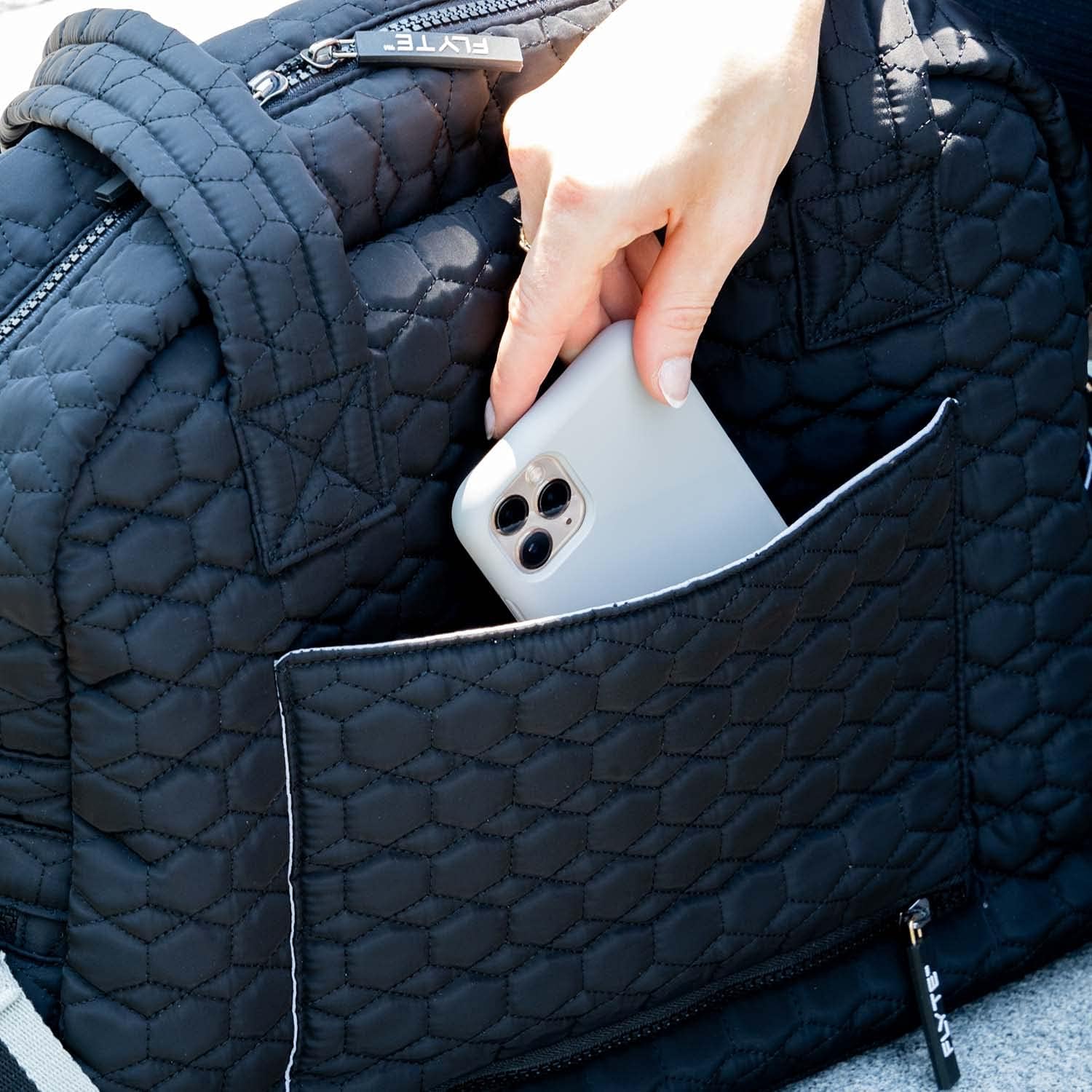 FLYTE Adélie Bag | Gym & Travel Quilted Duffel