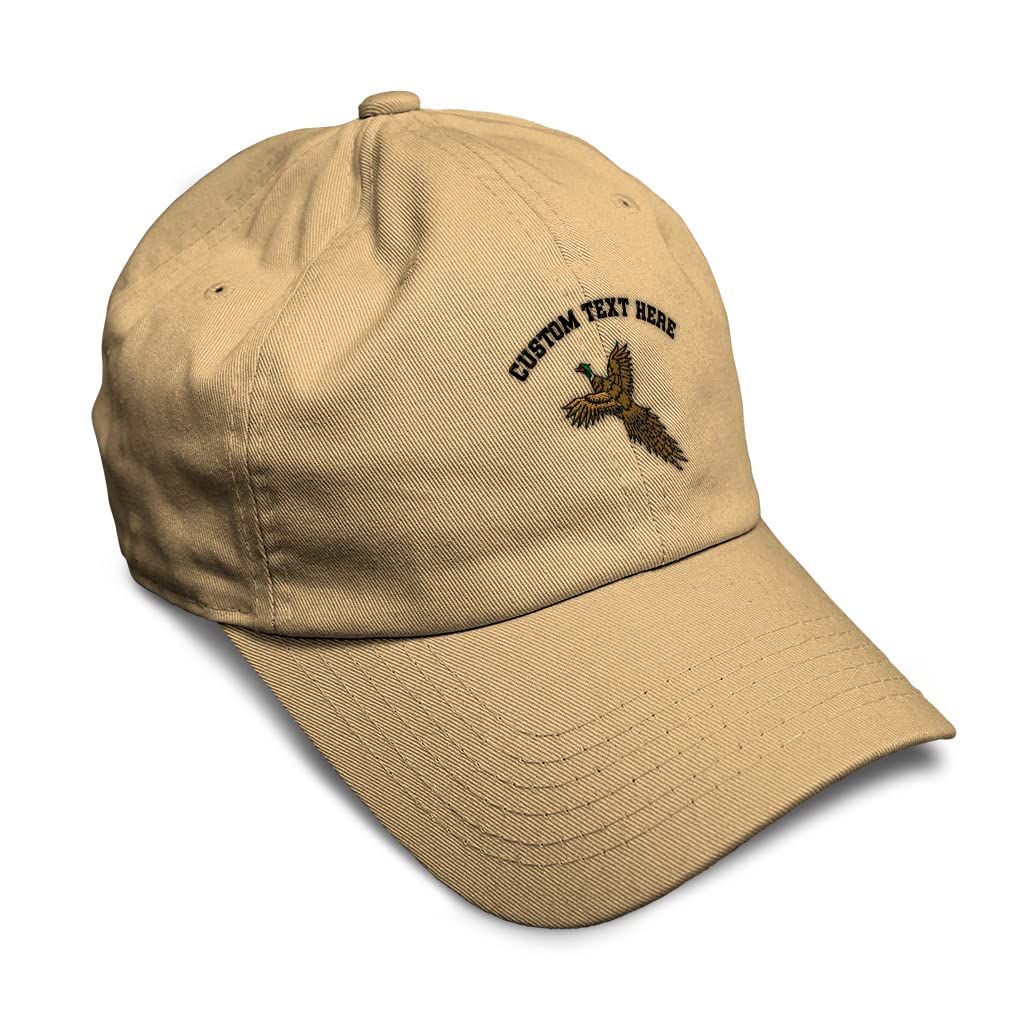 Speedy ProsSoft Baseball Cap Pheasant A Embroidery Birds Pheasant Embroidery Twill Cotton Dad Hats for Men & Women