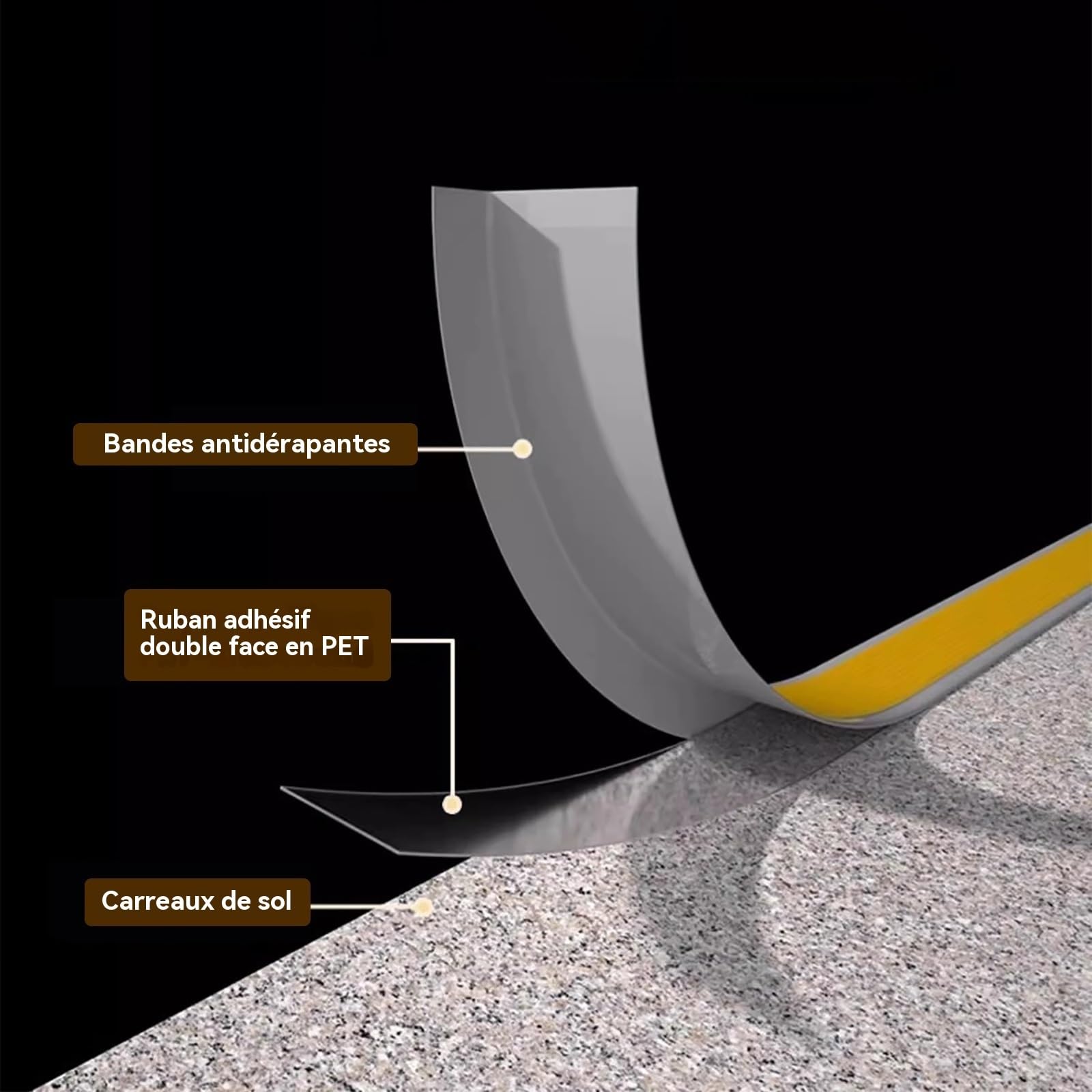 Antidérapant Escalier 5M Nez De Marche Plastique PVC Ruban Nez De Marche Sécurisez Vos Escaliers avec des Bandes Antidérapantes Faciles À Installer, Résistants Aux Chocs(Red,4 * 10cm)