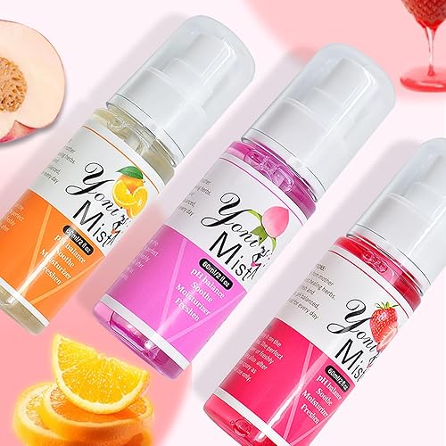Miniatura 4 de Yoni Mist - Desodorante en aerosol femenino con aceite de fresa y probióticos, 2 onzas líquidas para eliminador de olores vaginales, supositorios
